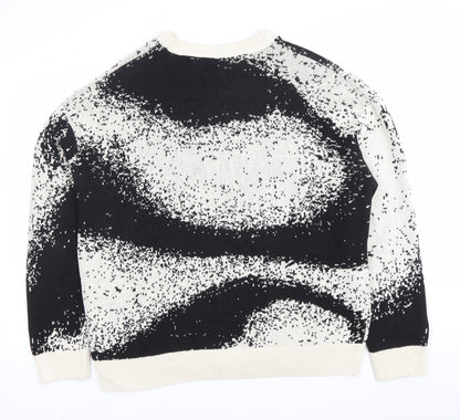 Womens UK Size L Zara Black Pullover Jumper