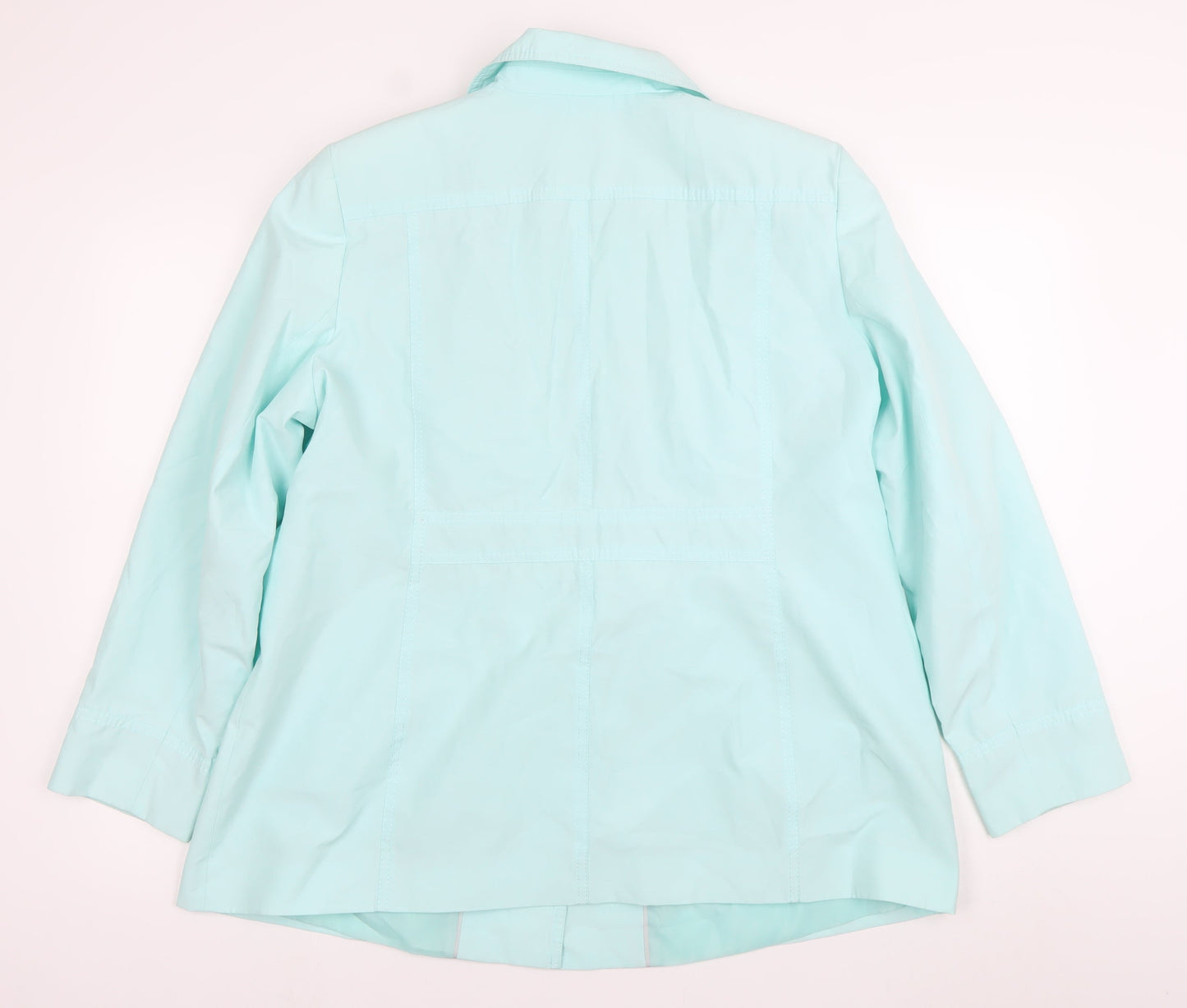 Womens UK Size 18 BHS Green Rain Coat
