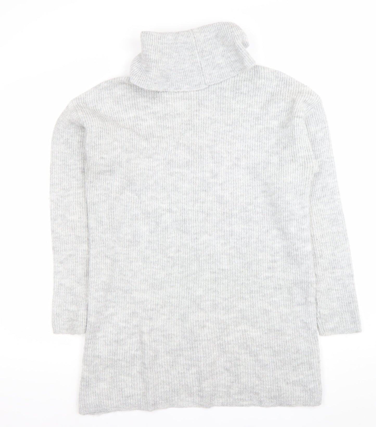 Womens UK Size 10 Lipsy Grey Tunic Jumper