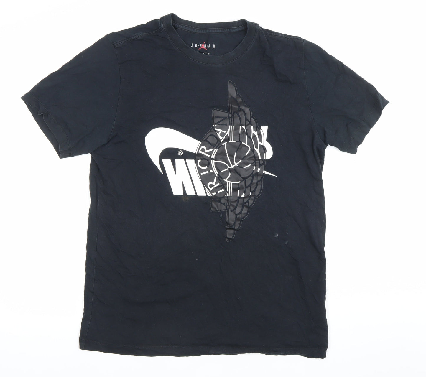 Jordan Men Black M Graphic Print Sports T-Shirt