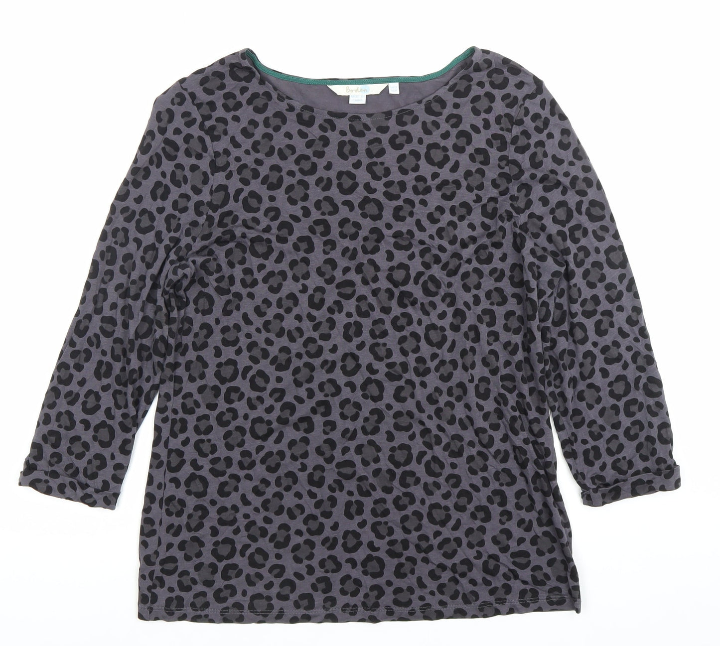 Womens UK Size 12 Boden Grey Basic T-Shirt