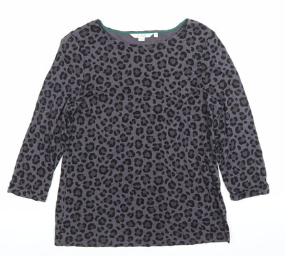 Womens UK Size 12 Boden Grey Basic T-Shirt