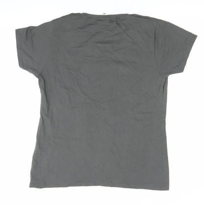 Volkswagen Mens Grey XL Graphic Print Classic Car T-Shirt