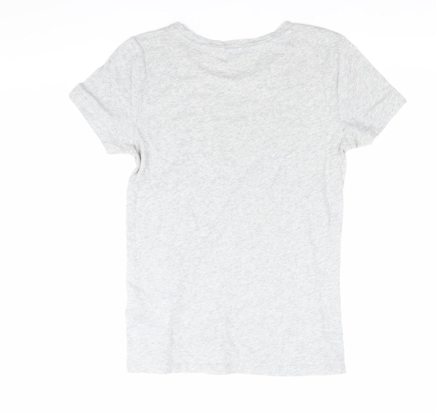 Womens UK Size S Calvin Klein Jeans Grey Basic T-Shirt