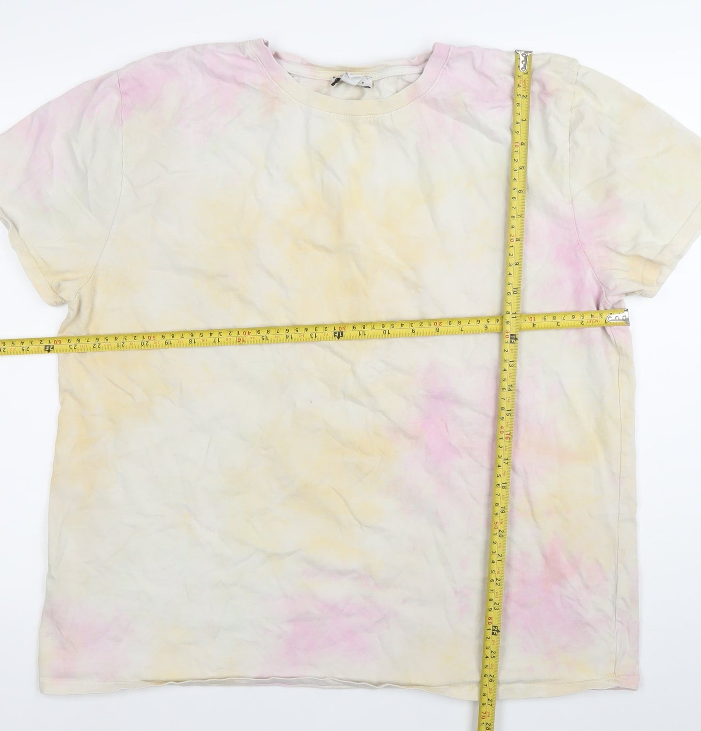 Womens UK Size XL Topshop Multicoloured Basic T-Shirt