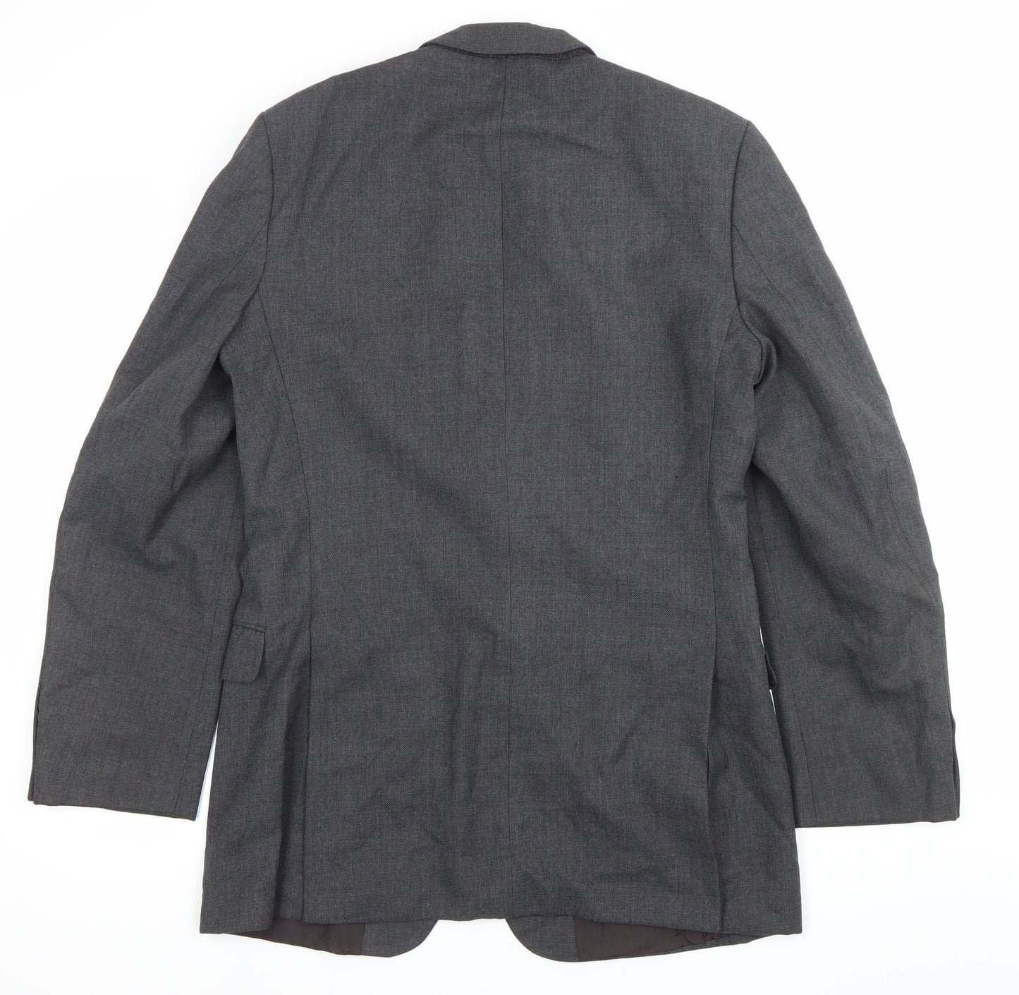 Marks and Spencer St Michael Men’s Grey Wool Blend Blazer Jacket 38 Long
