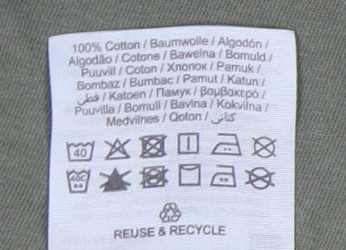 Jack & Jones Men’s Green Small Regular Fit Cotton Crew Neck T-Shirt