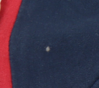 Weekend Offender Mens Medium Red Blue Colourblock Cotton T-Shirt