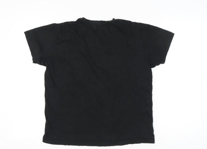 Pierre Cardin Men's Black XL Cotton Crew Neck T-Shirt