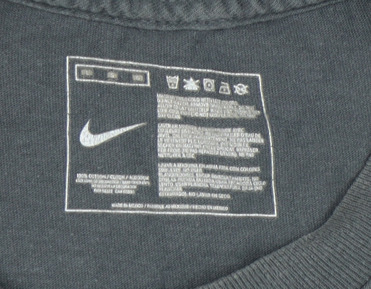 Nike Mens Grey Graphic Logo Sports T-Shirt Size L Regular Fit