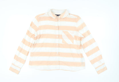 Womens UK Size 14 Marks and Spencer Multicoloured Basic Button-Up