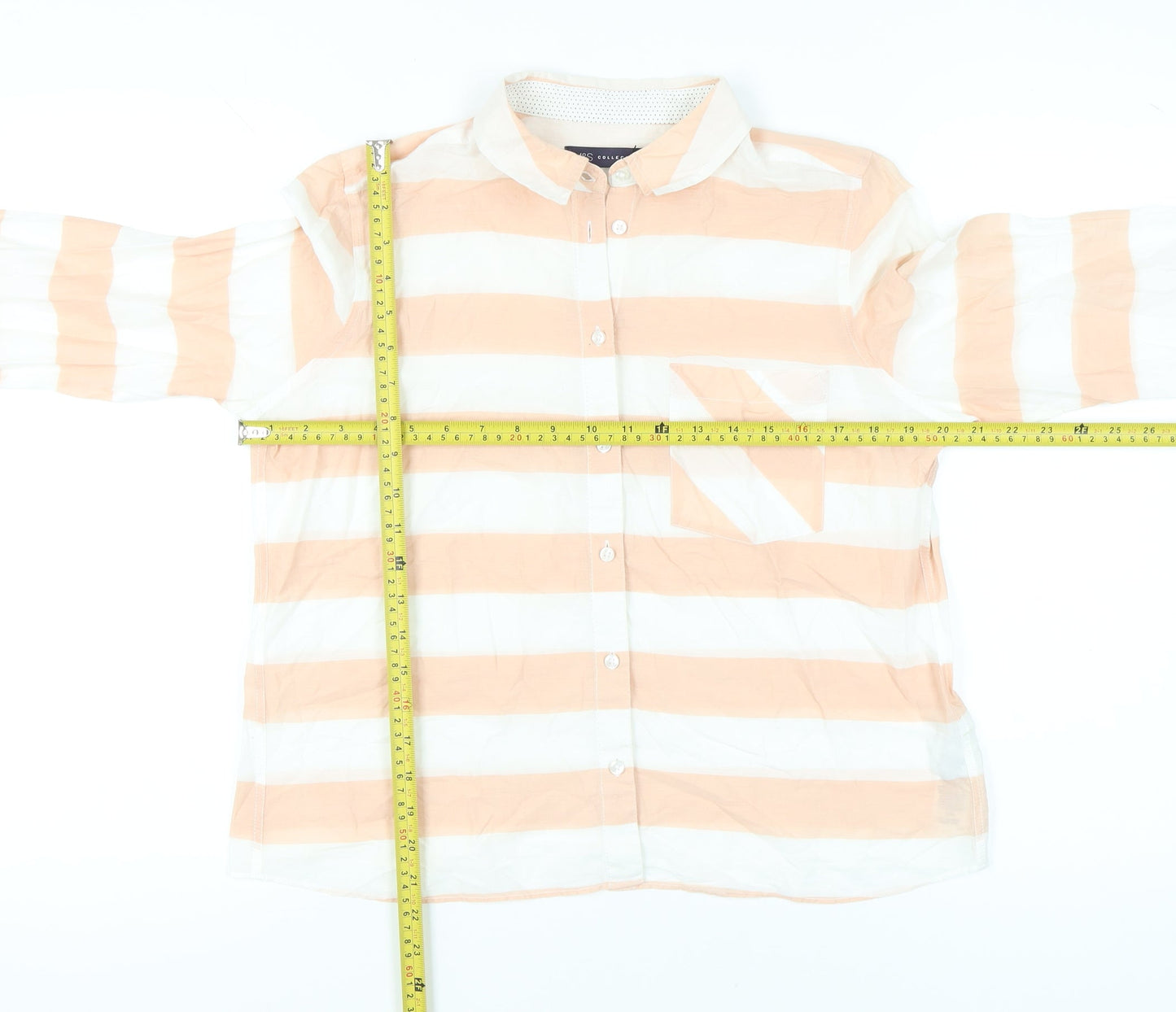 Womens UK Size 14 Marks and Spencer Multicoloured Basic Button-Up