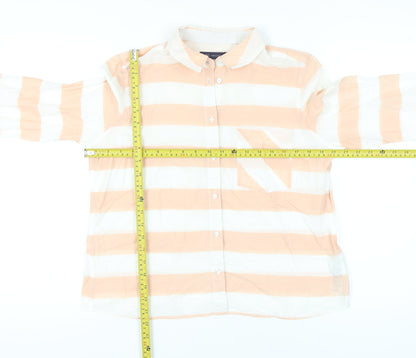 Womens UK Size 14 Marks and Spencer Multicoloured Basic Button-Up