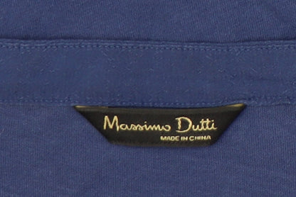 Womens UK Size M Massimo Dutti Blue Tunic Blouse