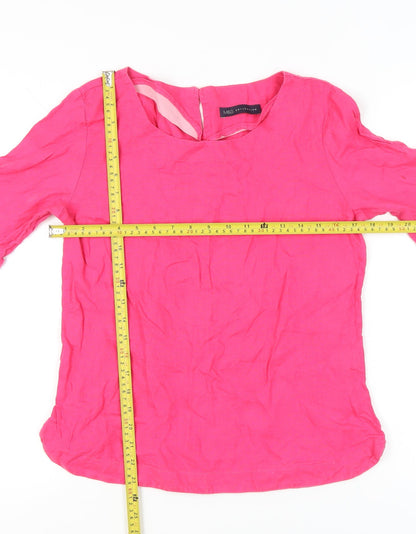 Womens UK Size 10 Marks and Spencer Pink Tunic Blouse