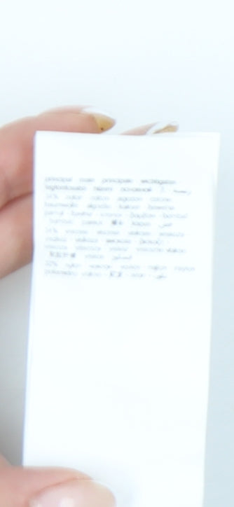 Promod Women’s Blue Lace Floral Sheer Short Sleeve Top Size 6