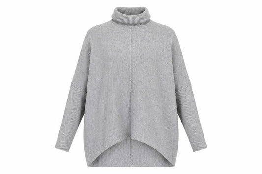 Womens UK Size One Size Blue Vanilla Grey Pullover Jumper