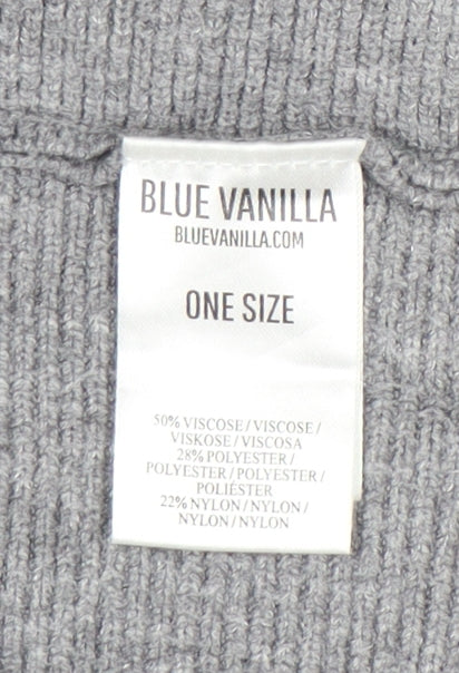 Womens UK Size One Size Blue Vanilla Grey Pullover Jumper