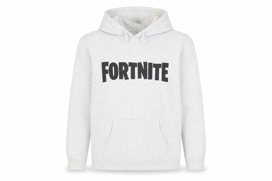 Fortnite Boys Grey Pullover Hoodie 9-10 Years Long Sleeve Graphic Print