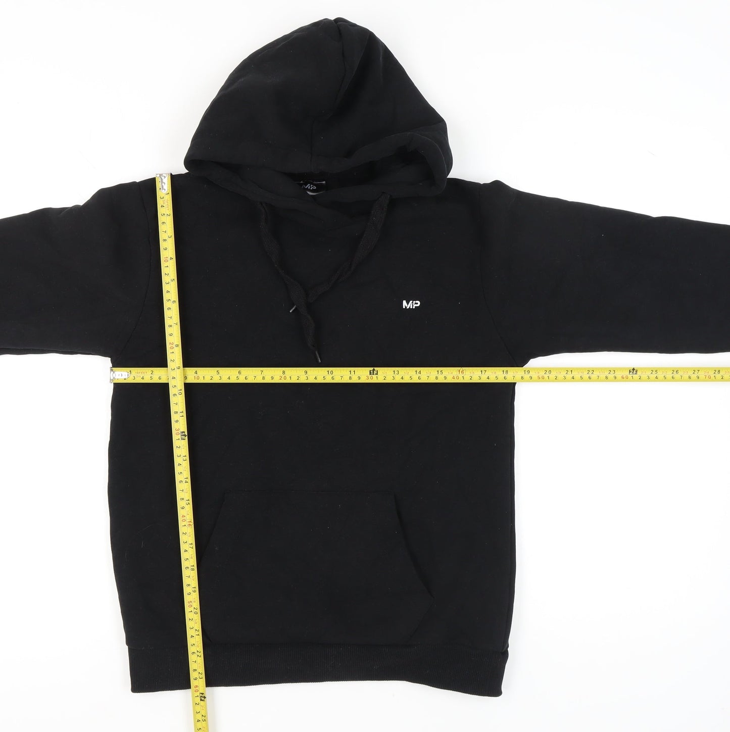 Mens UK Size S MP Black Pullover Hoodie