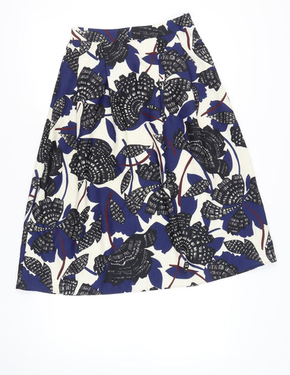Marks and Spencer Womens Multicoloured A-Line Skirt Size 12