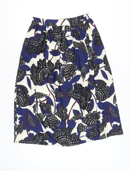 Marks and Spencer Womens Multicoloured A-Line Skirt Size 12