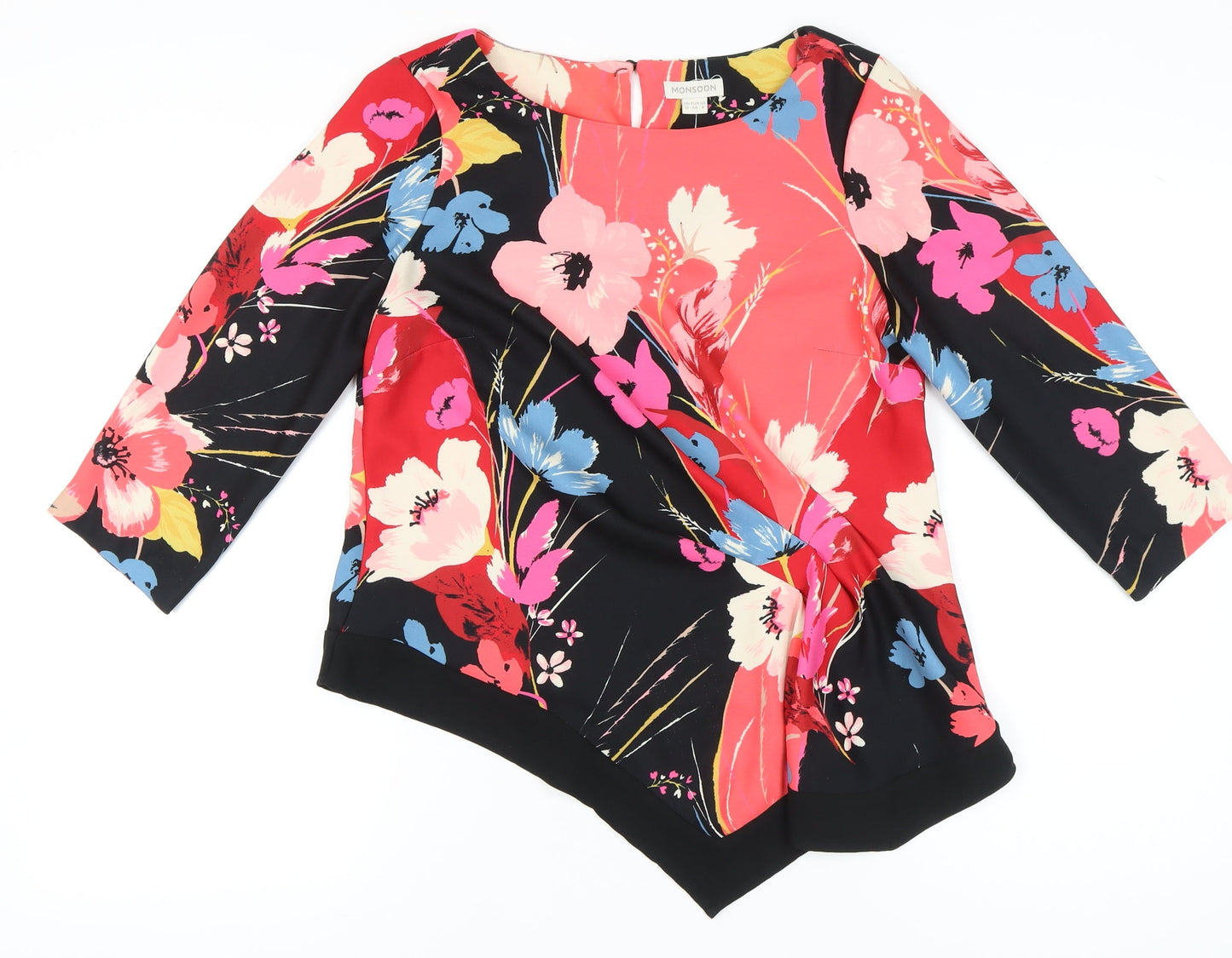 Womens UK Size 12 Monsoon Multicoloured Tunic Blouse
