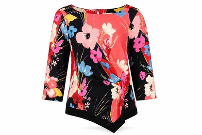 Womens UK Size 12 Monsoon Multicoloured Tunic Blouse