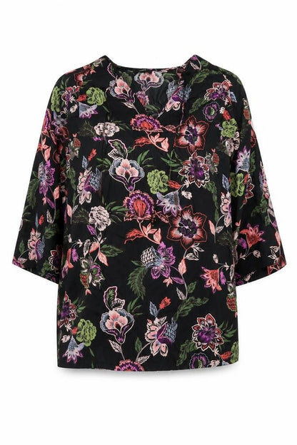 Womens UK Size 14 NEXT Multicoloured Tunic Blouse