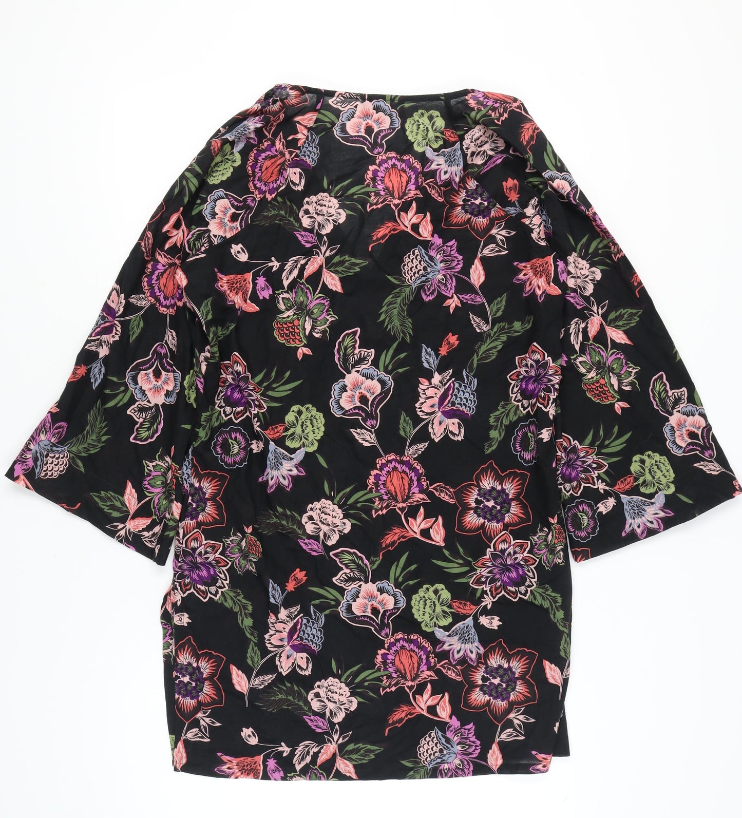 Womens UK Size 14 NEXT Multicoloured Tunic Blouse