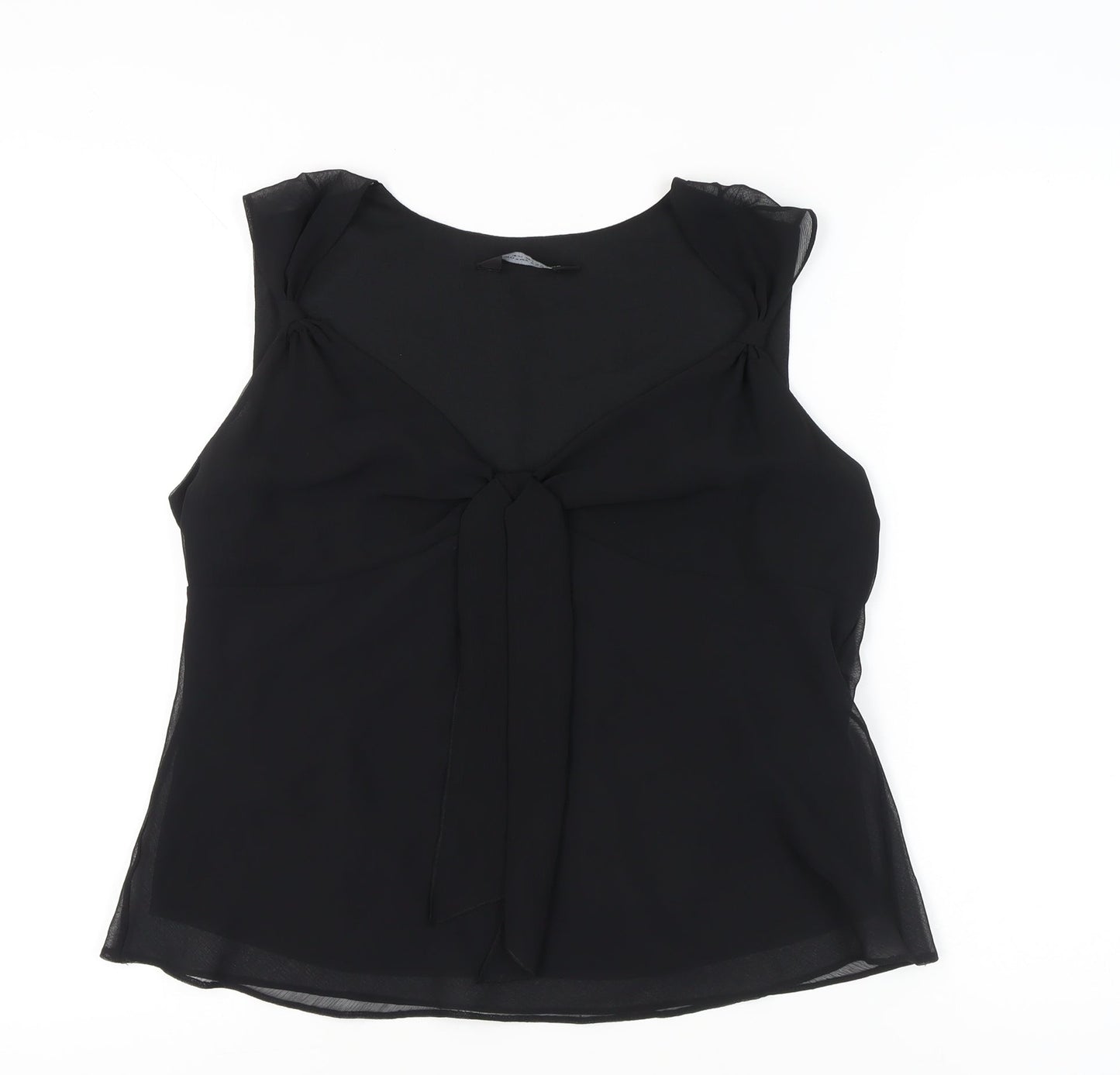 Womens UK Size 18 Dorothy Perkins Black Camisole Blouse