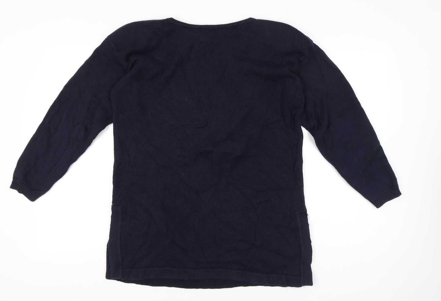 Womens UK Size 12 St Michael Blue Tunic Jumper