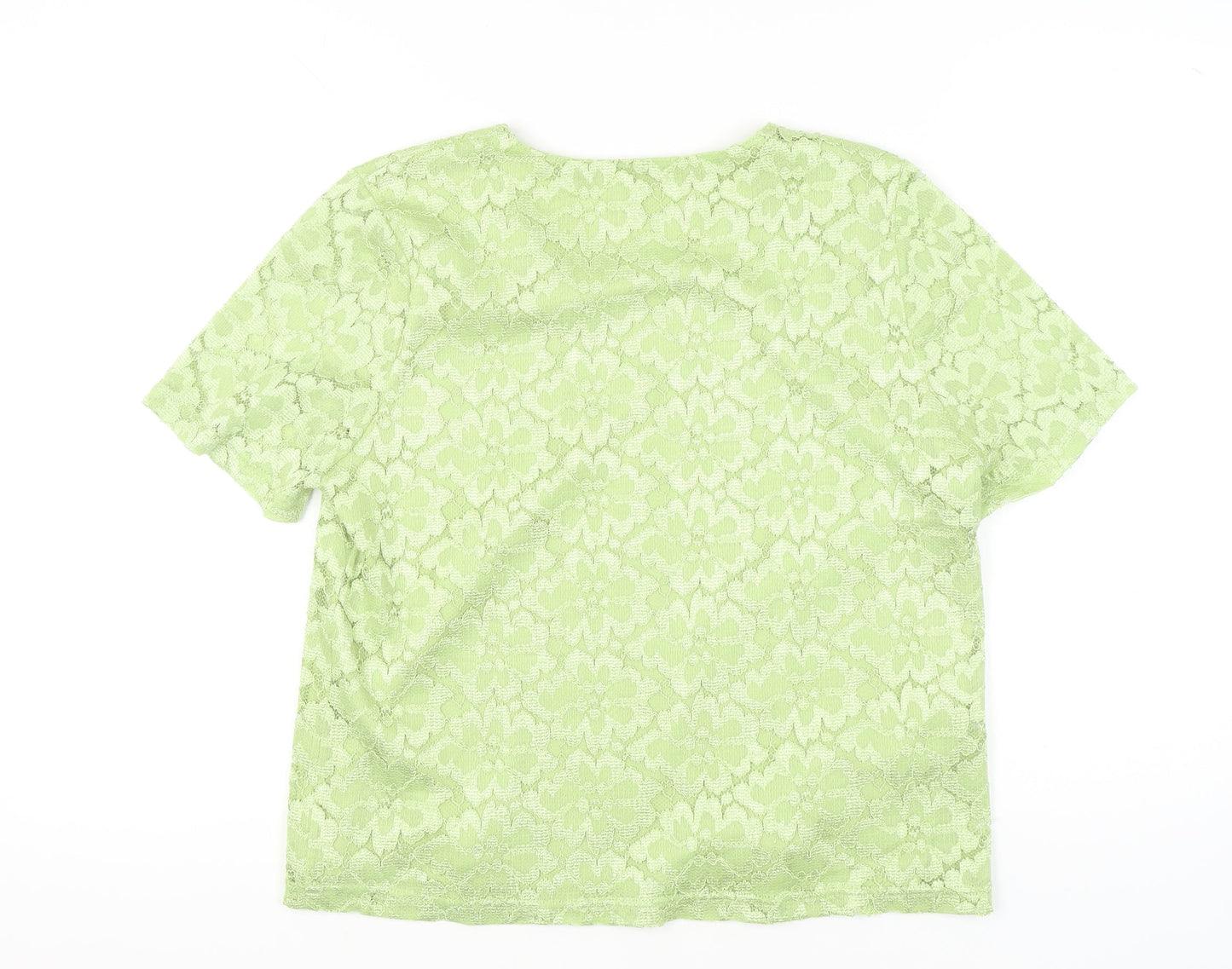 Womens UK Size XL Eastex Green Basic Blouse
