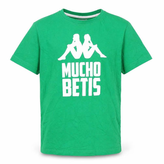 Kappa Boys Green 12 Years Logo Football Graphic Short Sleeve T-Shirt