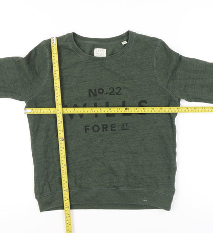 Womens UK Size 8 Jack Wills Green Pullover Sweatshirt