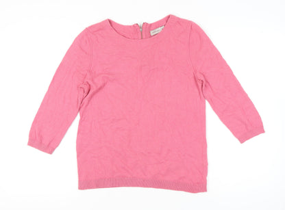 Womens UK Size L Amaryllis Pink Pullover Jumper