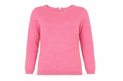 Womens UK Size L Amaryllis Pink Pullover Jumper