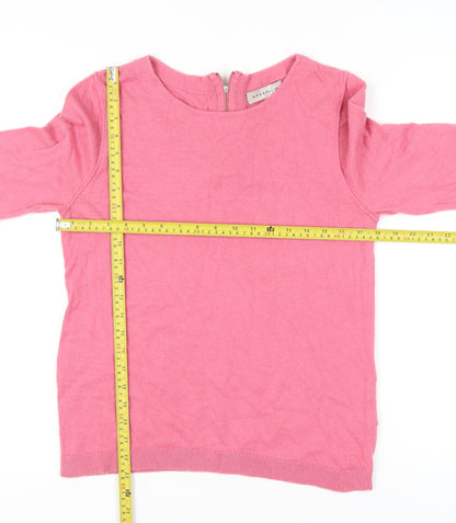 Womens UK Size L Amaryllis Pink Pullover Jumper