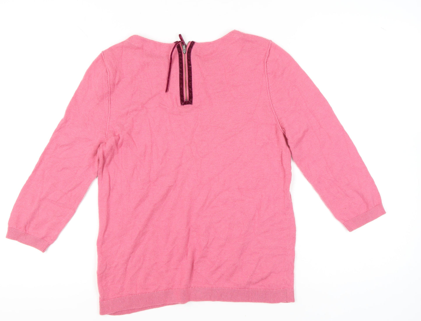 Womens UK Size L Amaryllis Pink Pullover Jumper