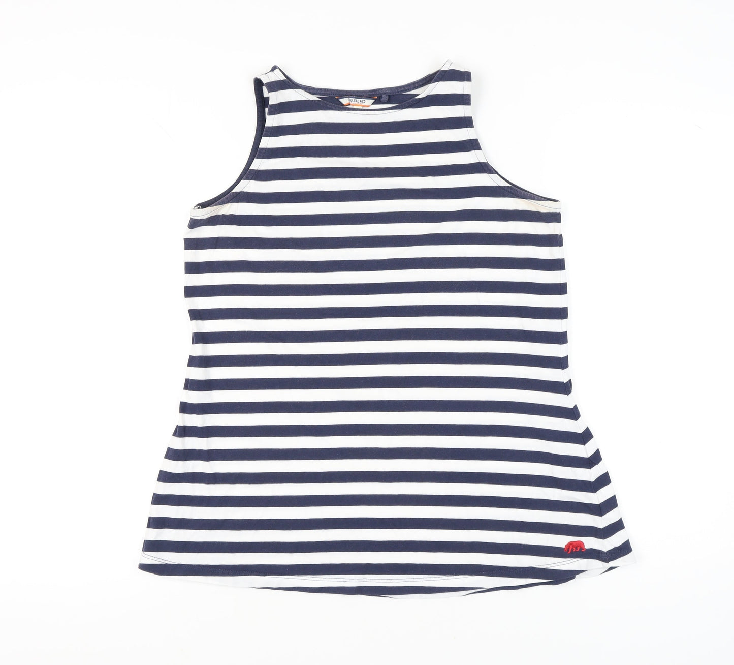 Womens UK Size 8 SoulCal & Co Blue Basic Tank
