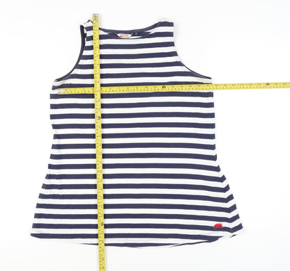Womens UK Size 8 SoulCal & Co Blue Basic Tank