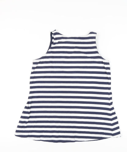 Womens UK Size 8 SoulCal & Co Blue Basic Tank