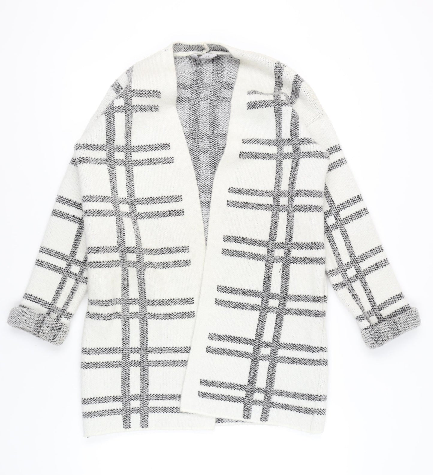 Womens UK Size M Marks and Spencer Ivory Cardigan Jumper