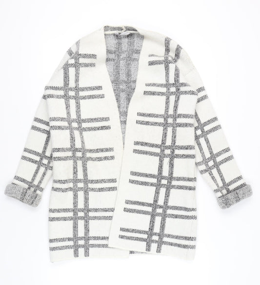 Womens UK Size M Marks and Spencer Ivory Cardigan Jumper