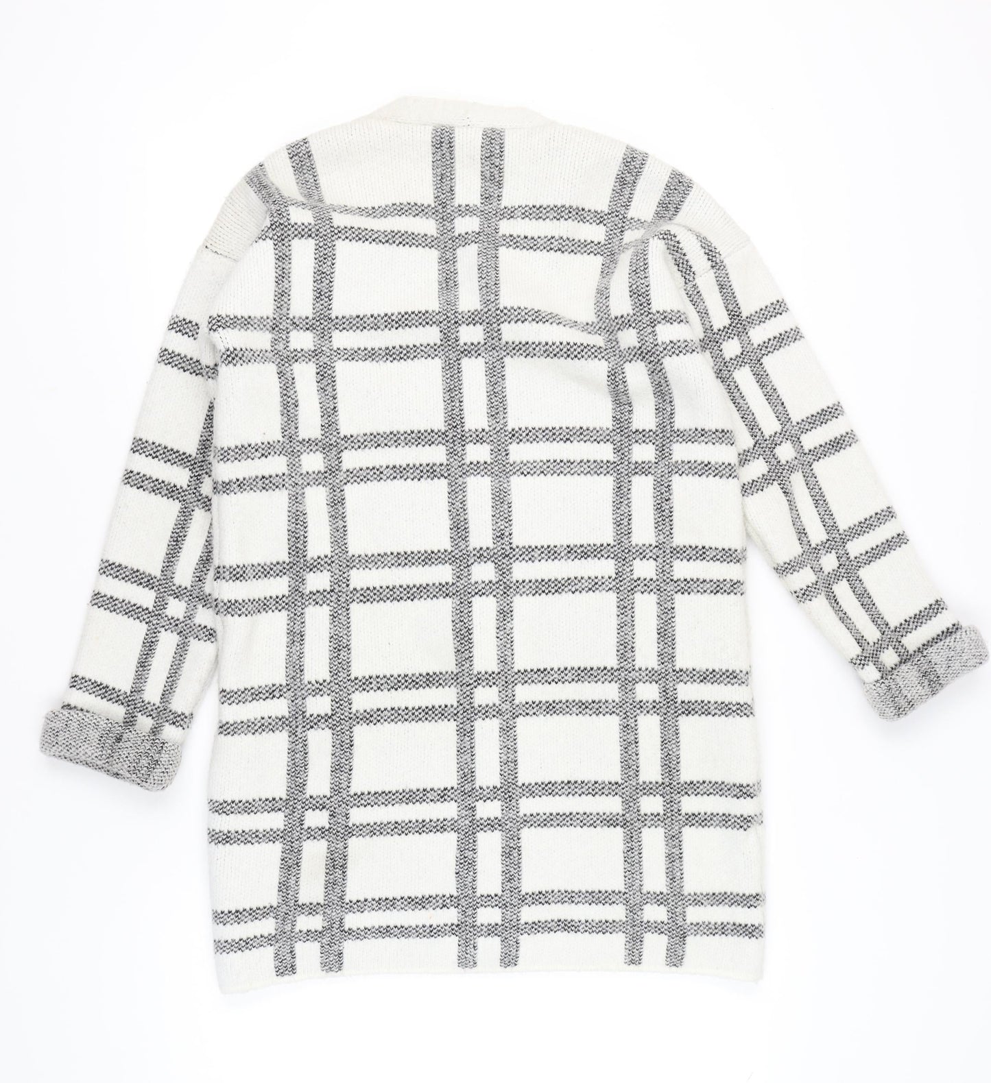 Womens UK Size M Marks and Spencer Ivory Cardigan Jumper