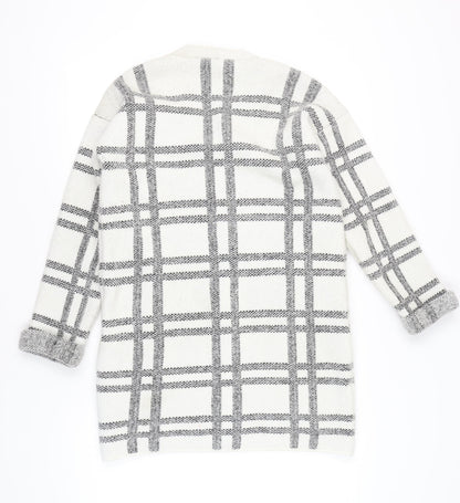 Womens UK Size M Marks and Spencer Ivory Cardigan Jumper