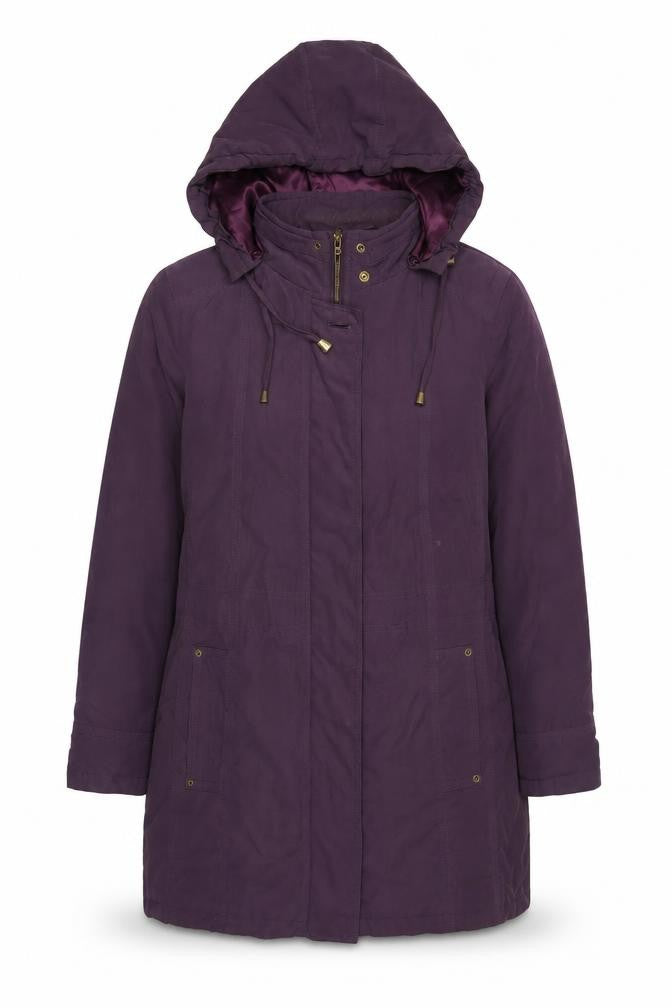 Womens UK Size M BM Purple Parka Coat