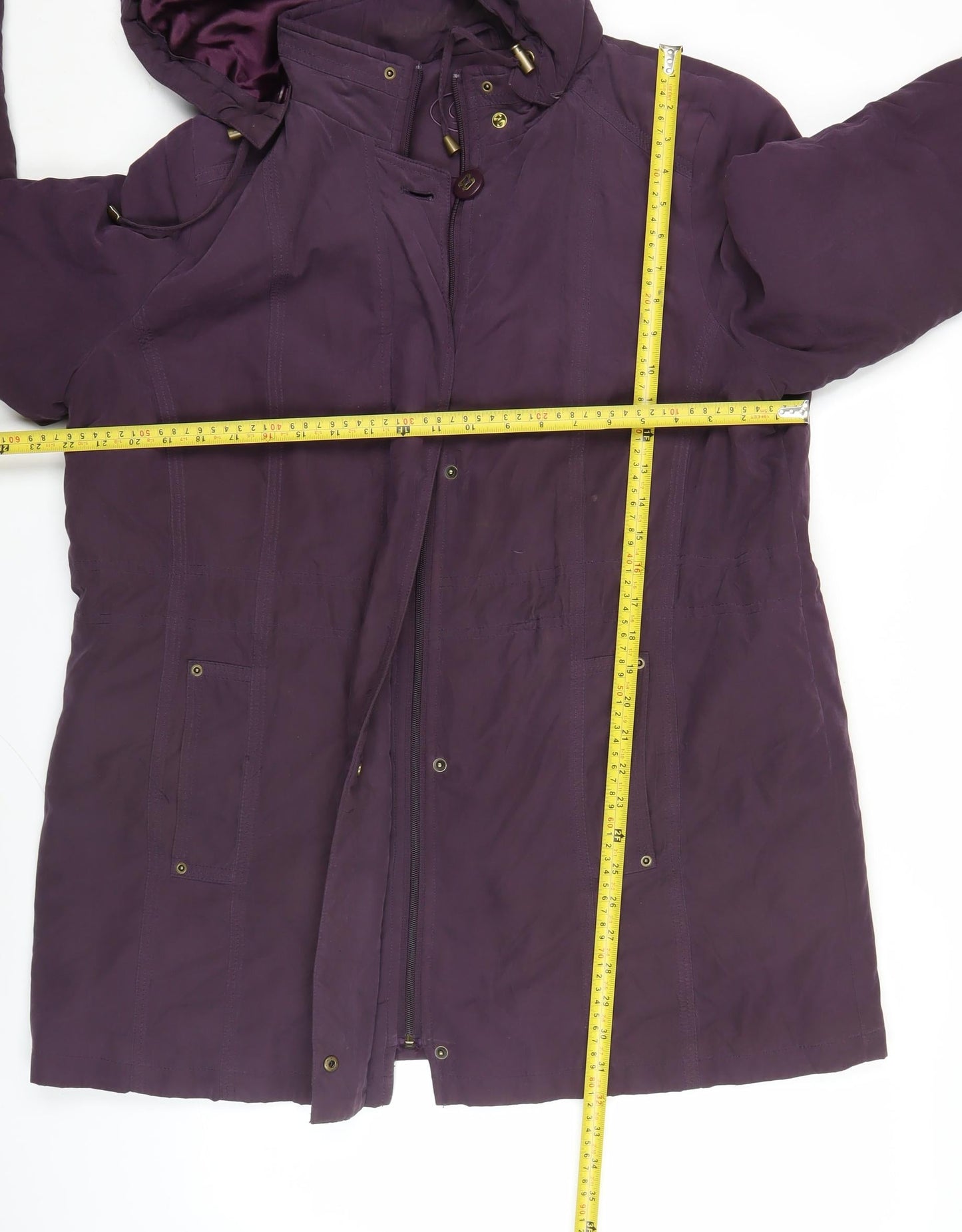 Womens UK Size M BM Purple Parka Coat