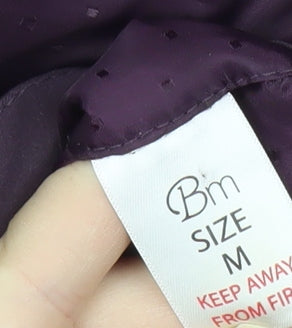 Womens UK Size M BM Purple Parka Coat