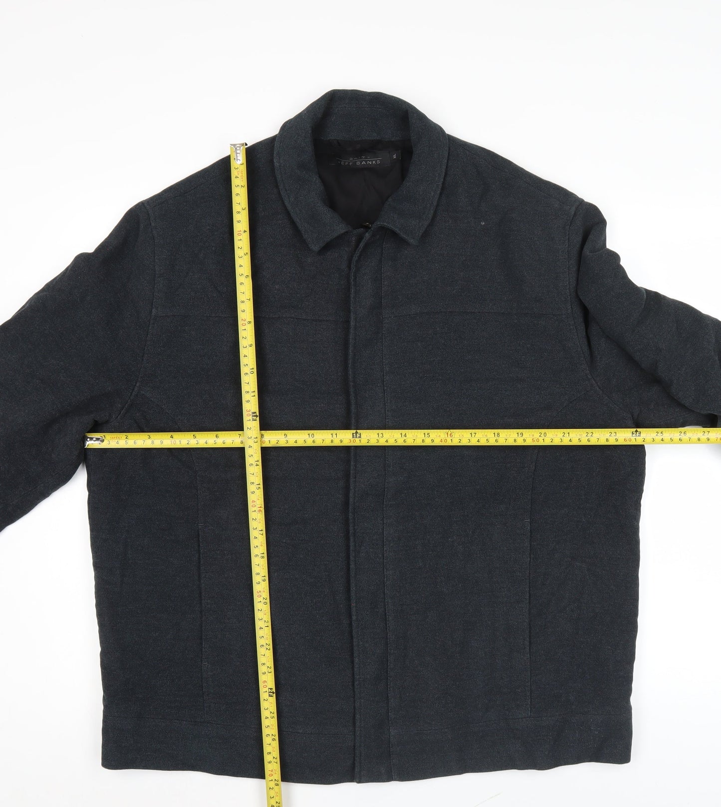 Mens UK Size XL Jeff Banks Black Basic Jacket